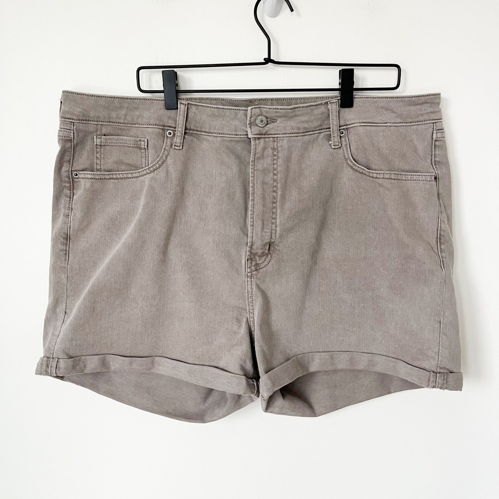 Old Navy High Rise O.G. Short‎ Womens 20 Gray Taupe